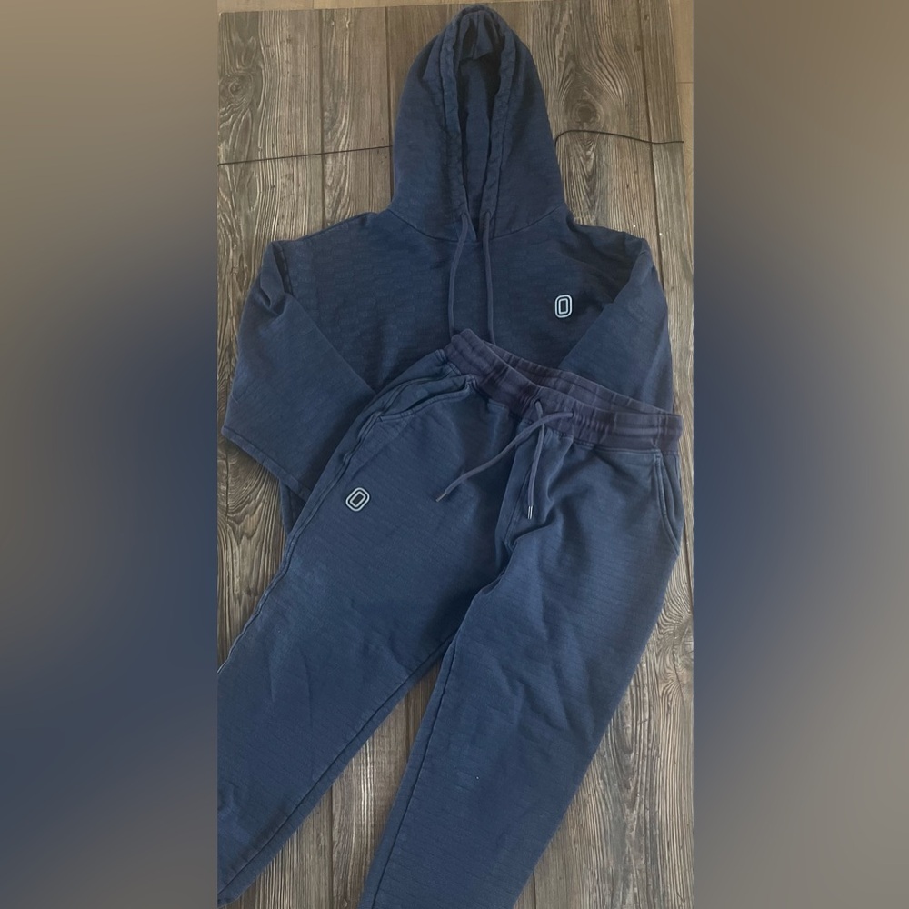 Overtime Navy Blue Hoodie and Joggers Set